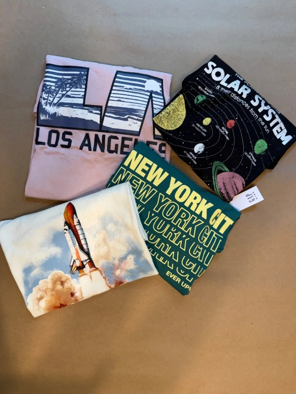 GAP Boys Graphic Tees & Polo XL (12) - set of 5 NWT